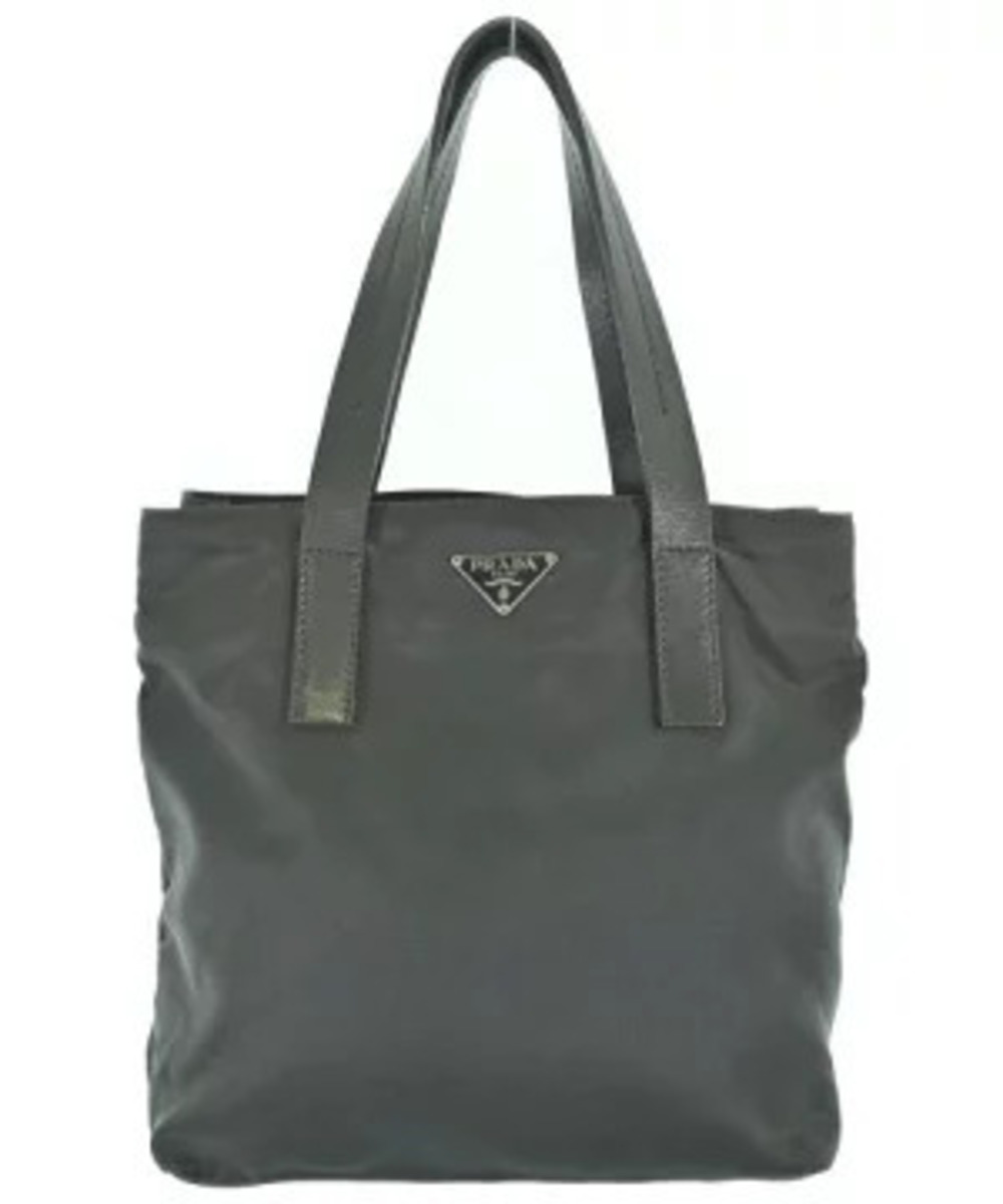 Prada Tote Tessuto Saffiano Bag Black